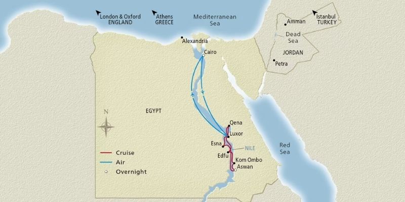 Viking_Egypt_Pharoahs & Pyramids_Map