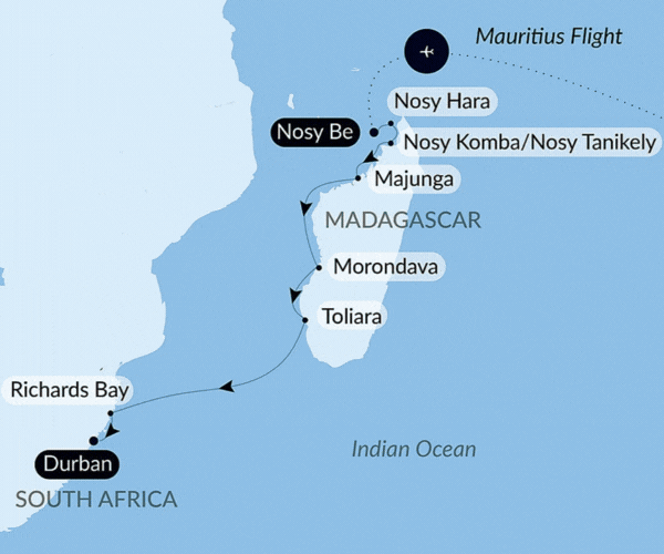 Ponant Madagascar & South Africa